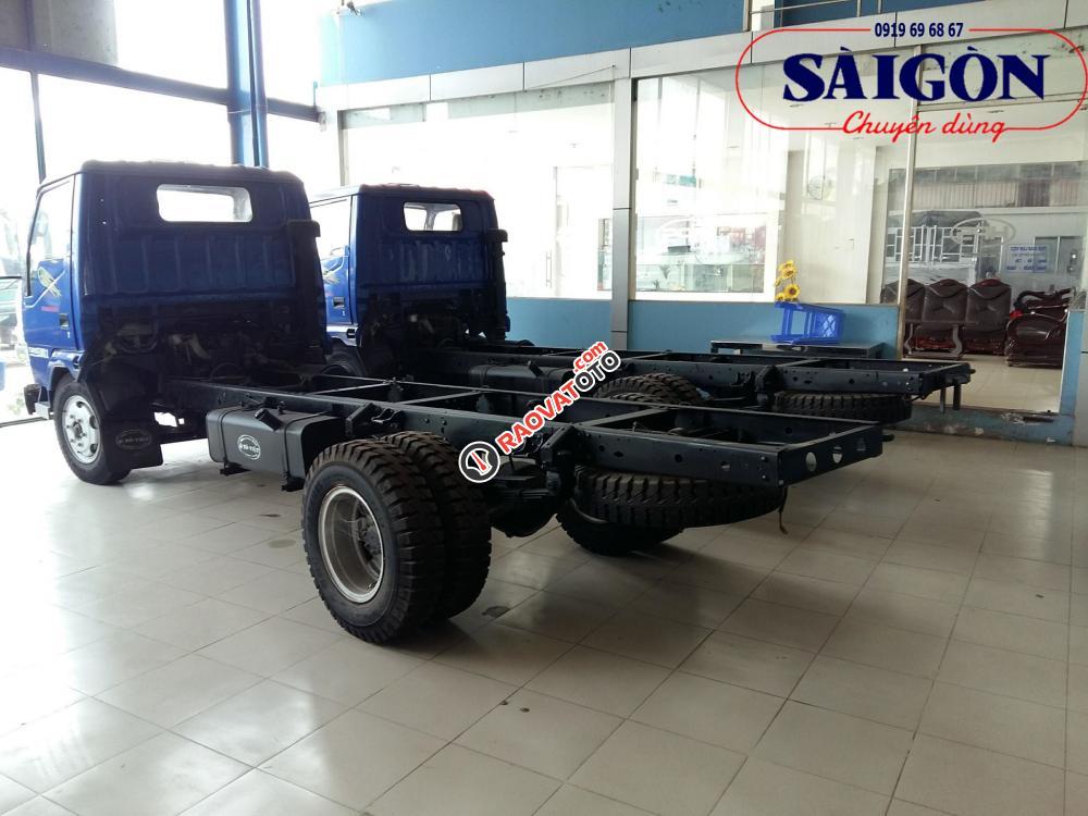 Bán xe Vinaxuki 1T9, thùng mui bạc 4m3-2