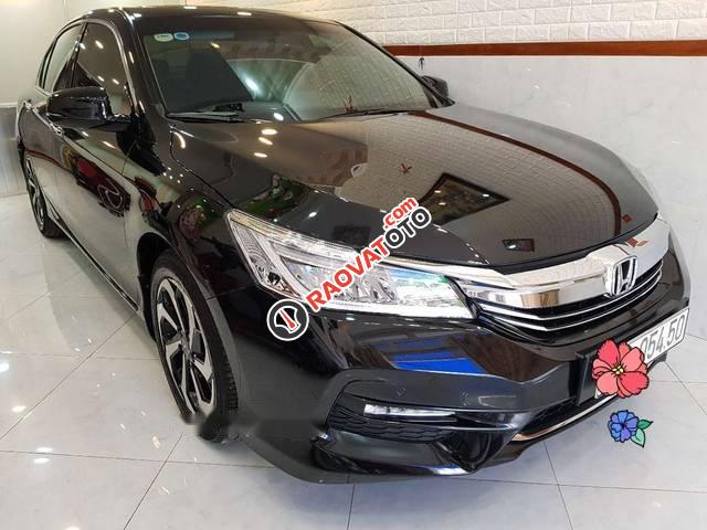 Bán xe Honda Accord 2.4 đời 2016, màu đen ít sử dụng-3