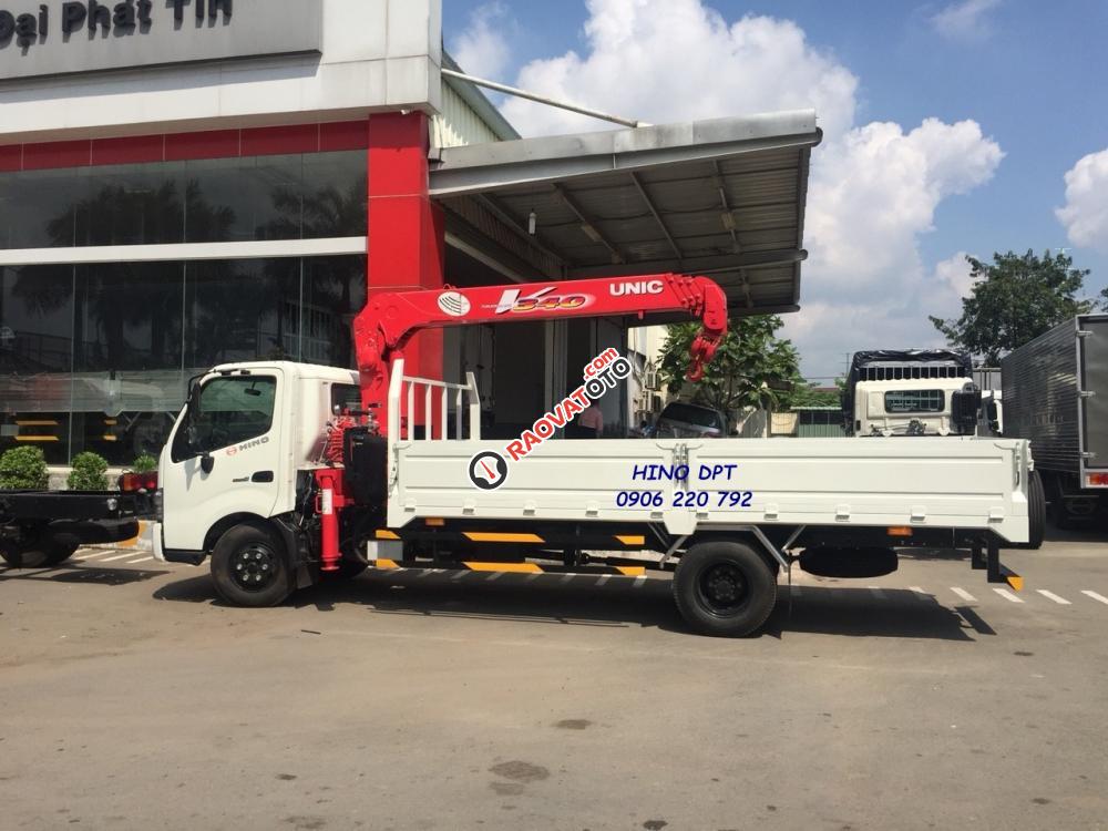 Cần bán HINO 3.5 tấn XZU730 lửng cẩu UNIC344-0