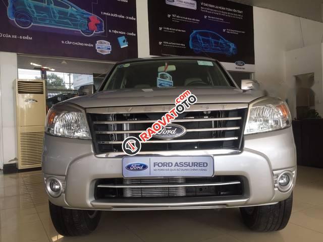 Bán Ford Everest 4x2 MT đời 2011, màu bạc, 575 triệu-0