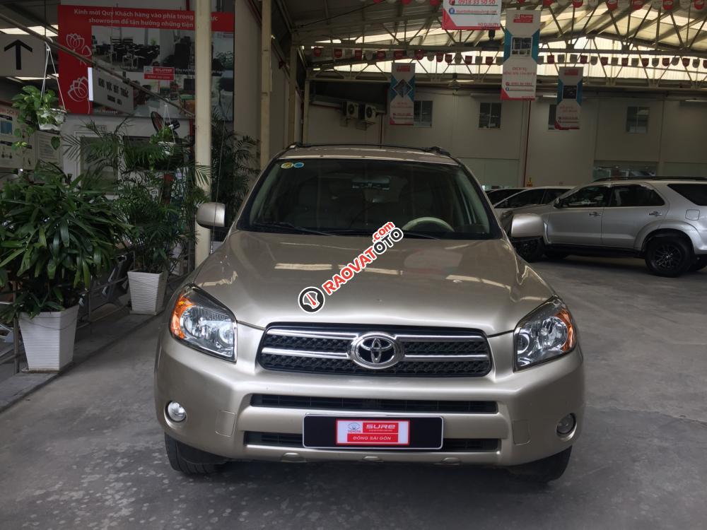 Gia đình cần bán Toyota RAV4 Limited 2008, màu vàng, nhập khẩu nguyên chiếc-0