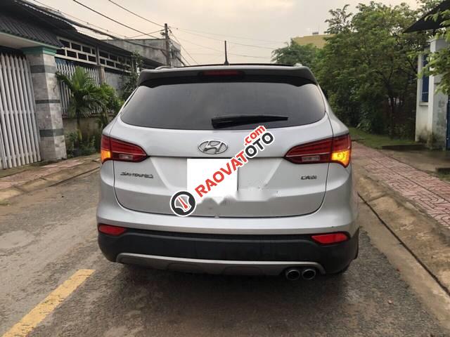 Bán Hyundai Santa Fe 2.2 CRDI SX năm 2014, màu bạc, nhập khẩu Hàn Quốc-3