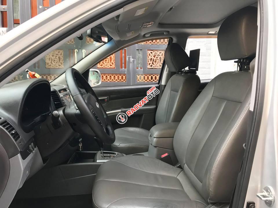 Bán Hyundai Santa Fe màu bạc 2012, máy dầu, full option, số tự động nhập khẩu-5