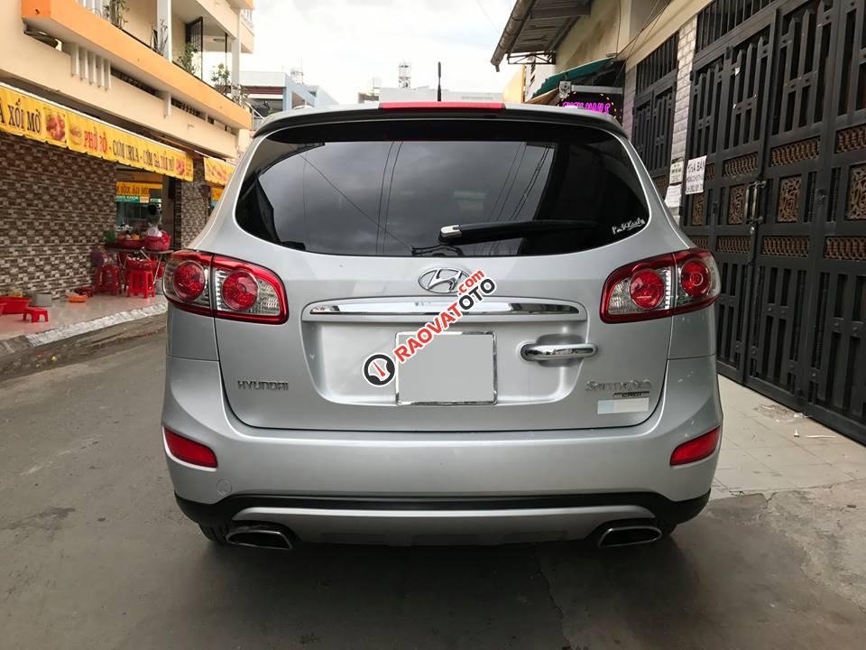 Bán Hyundai Santa Fe màu bạc 2012, máy dầu, full option, số tự động nhập khẩu-8
