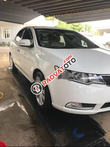 Bán xe Kia Forte 1.6 AT sản xuất 2012, màu trắng xe gia đình-3