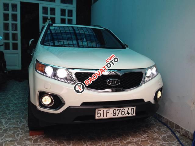 Bán Kia Sorento 2.4 AT năm sản xuất 2013, màu trắng, giá tốt-3