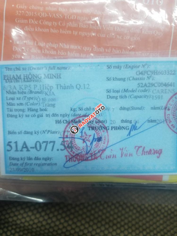 Bán Kia Carens 1.6 đăng ký 2010-7