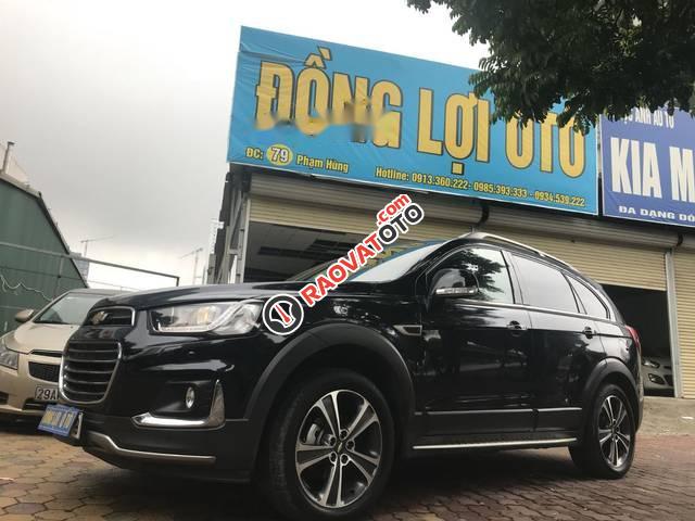Bán ô tô Chevrolet Captiva Revv LTZ 2016, màu đen như mới-0