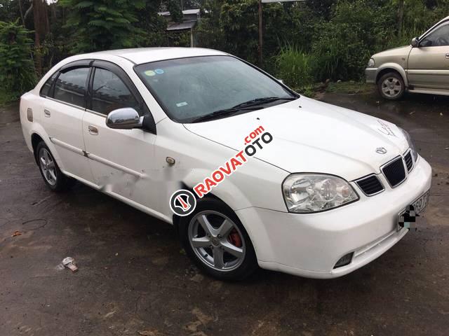 Bán xe Daewoo Lacetti MAX SX 2004, màu trắng, nhập khẩu-1