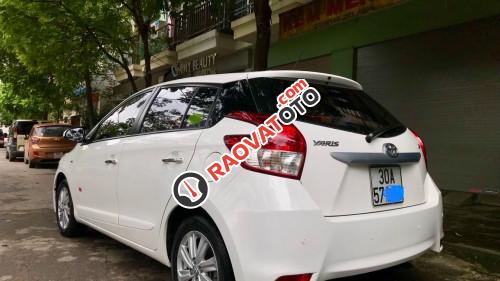 Bán Toyota Yaris 1.3 AT sản xuất năm 2015, màu trắng 
-1