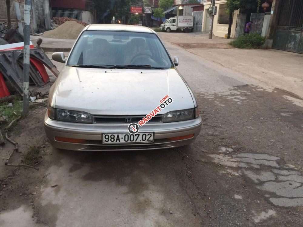 Bán Honda Accord Ex năm 1991, màu vàng, xe nhập-0