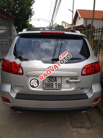 Cần bán lại xe Hyundai Santa Fe 4WD năm sản xuất 2008, màu bạc số tự động-4