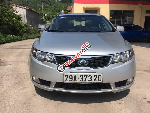Bán Kia Forte SX đời 2011, màu bạc số sàn-0