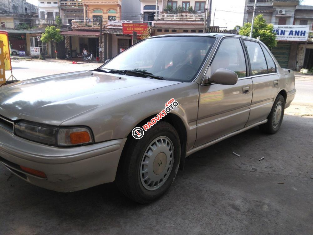 Bán Honda Accord Ex năm 1991, màu vàng, xe nhập-5