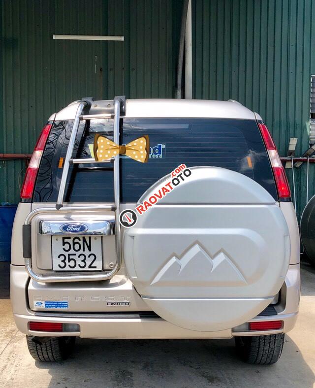 Cần bán Ford Everest 4x2 AT 2009, màu bạc-7