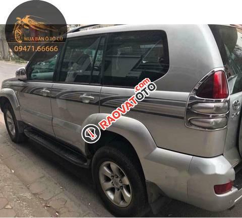 Bán Toyota Prado vx 4.0 đời 2005, màu bạc, giá 800tr-1