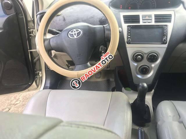 Bán Toyota Vios E sản xuất năm 2007, màu vàng xe gia đình, giá tốt-4