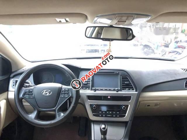 Cần bán gấp Hyundai Sonata AT sản xuất năm 2015, màu trắng, nhập khẩu -0