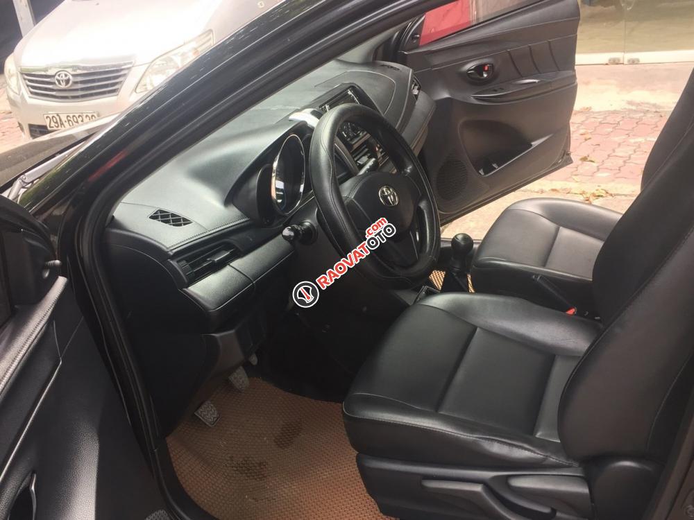 Bán Toyota Vios J năm sản xuất 2015, màu đen, xe đẹp từng con ốc-4