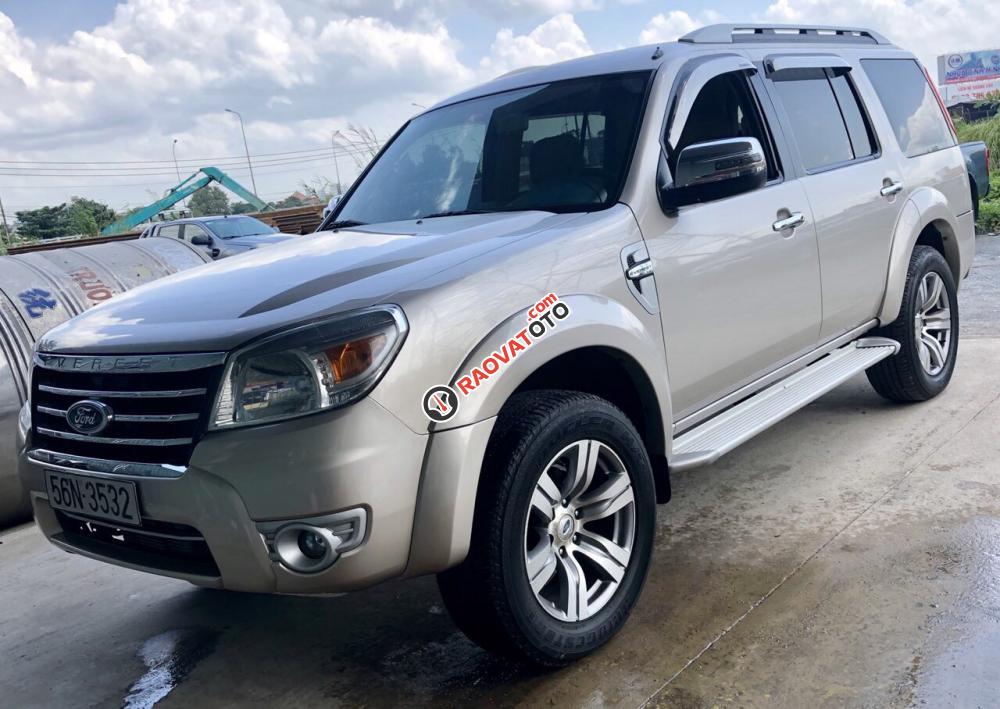 Cần bán Ford Everest 4x2 AT 2009, màu bạc-8