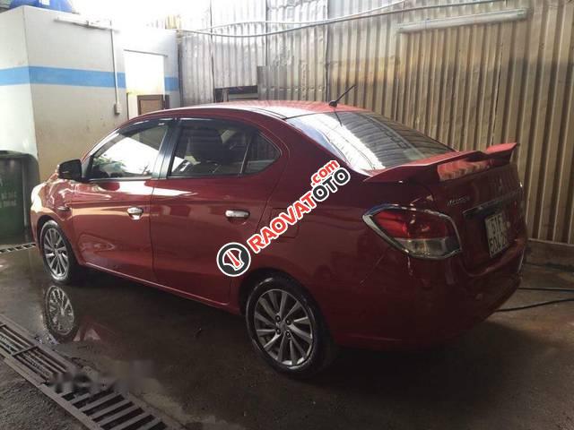 Bán ô tô Mitsubishi Attrage CVT năm 2015, màu đỏ, nhập khẩu chính chủ-1