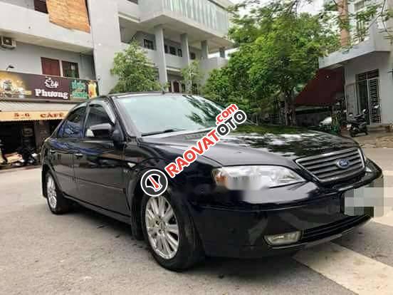 Bán Ford Mondeo 2.5 V6 đời 2004, màu đen xe gia đình-0