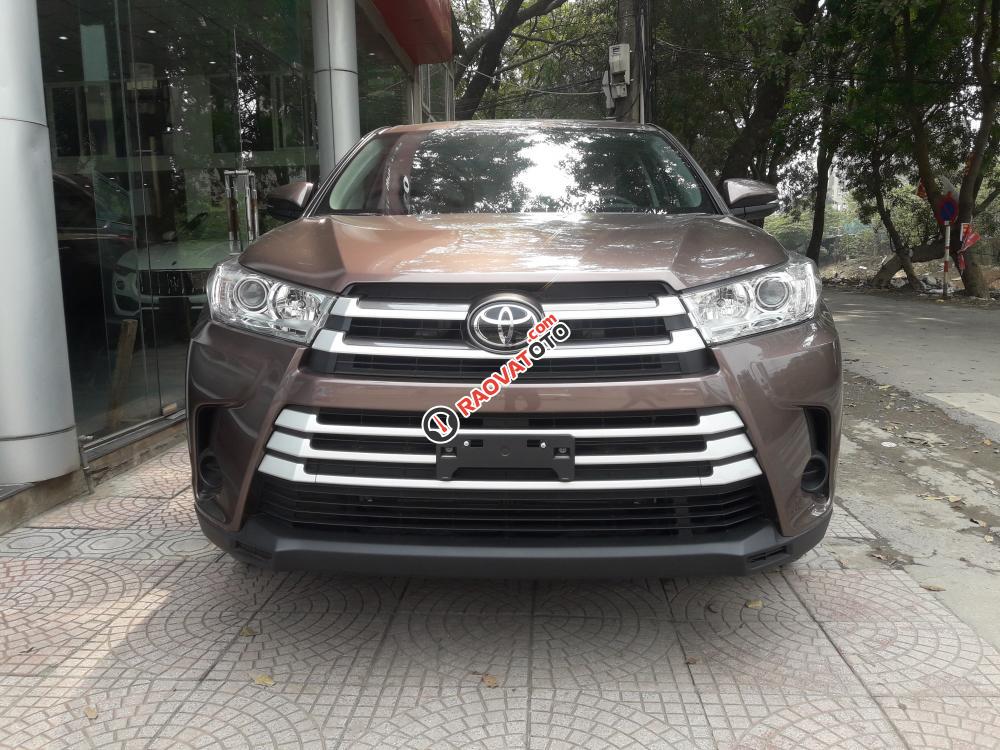 Bán Toyota Highlander đời 2017, màu nâu, nhập khẩu-15