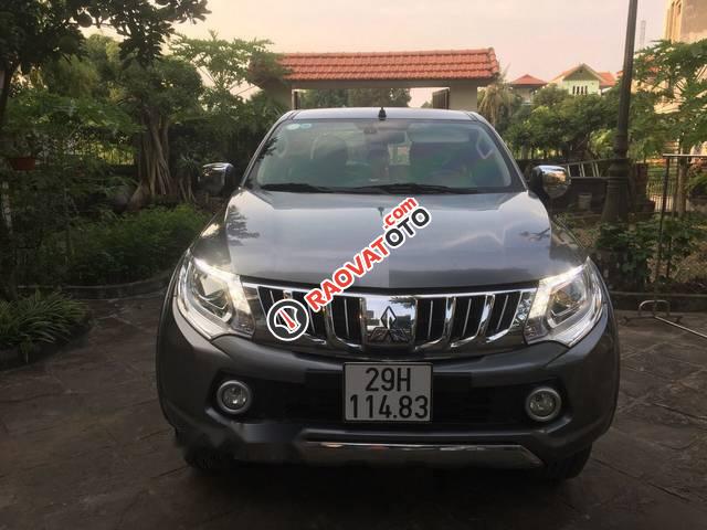 Bán ô tô Mitsubishi Triton GLS sản xuất năm 2016, màu xám chính chủ giá cạnh tranh-4