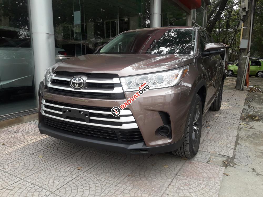 Bán Toyota Highlander đời 2017, màu nâu, nhập khẩu-14