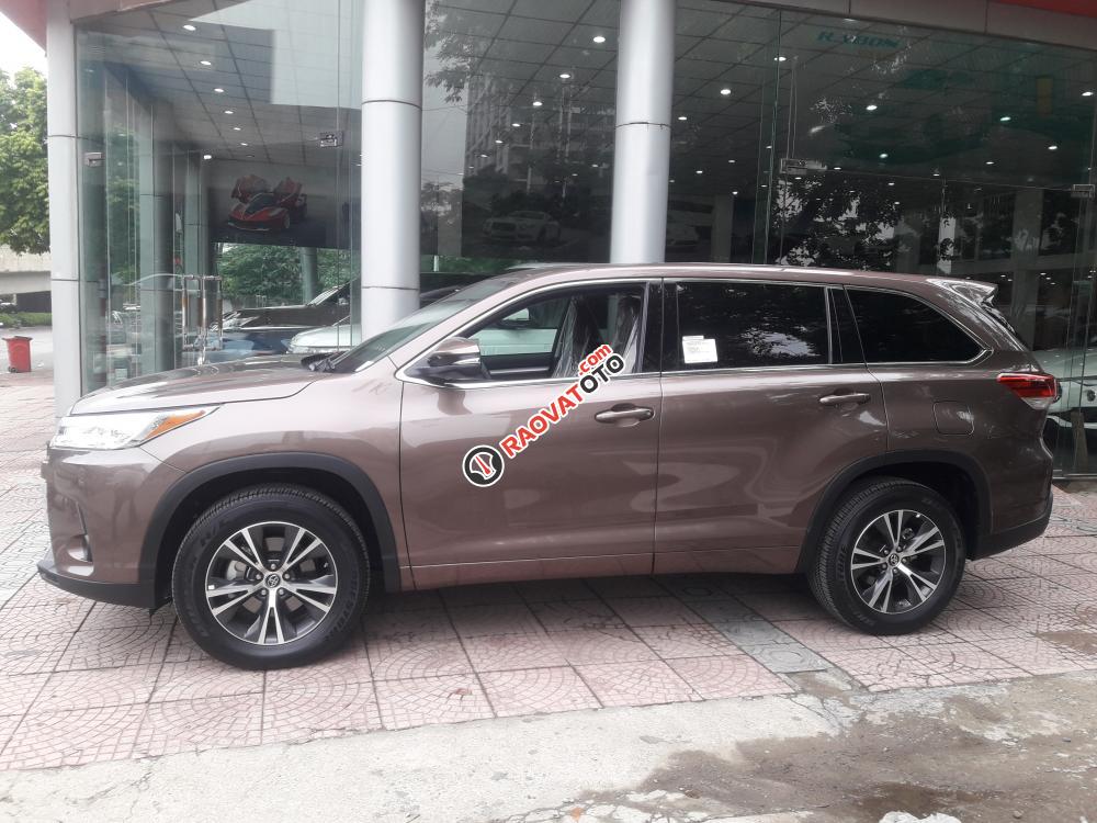 Bán Toyota Highlander đời 2017, màu nâu, nhập khẩu-12