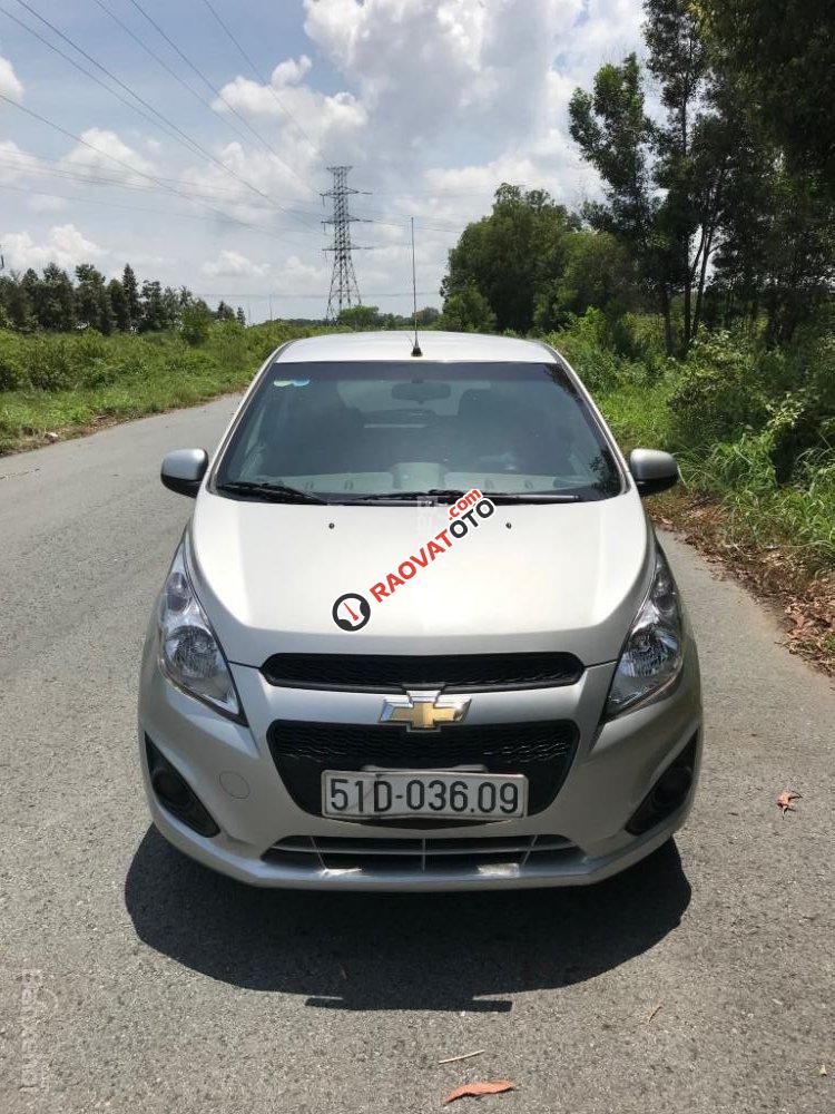 Bán Chevrolet Spark đời 2016, màu bạc-0