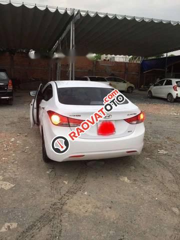 Bán ô tô Hyundai Elantra AT sản xuất 2014, màu trắng ít sử dụng -0