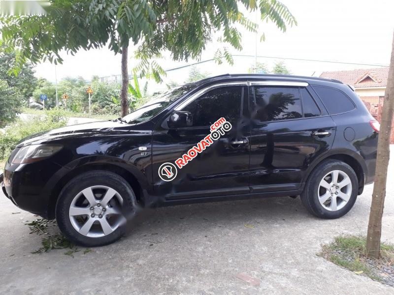 Bán Hyundai Santa Fe SLX 2008, màu đen, xe máy dầu-1