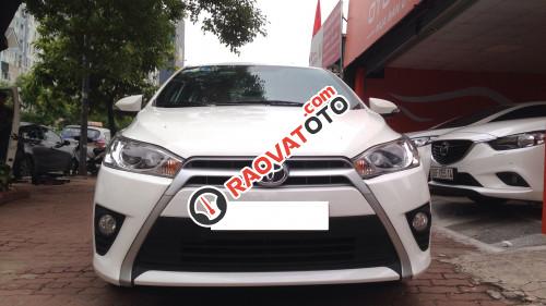 Bán xe Toyota Yaris 1.3 AT đời 2015, màu trắng-0