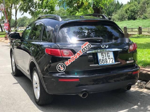 Bán Infiniti FX 35 sản xuất năm 2005, màu đen, nhập khẩu nguyên chiếc chính chủ, giá tốt-1