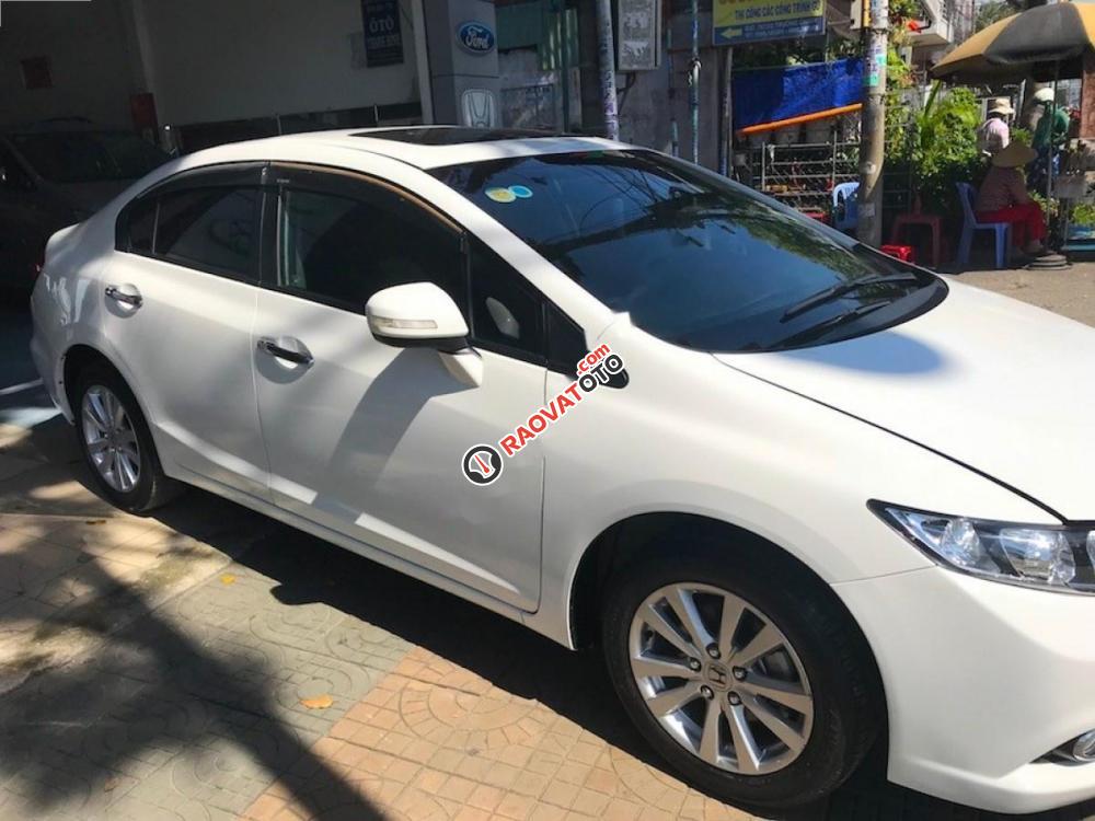 Bán Honda Civic 2.0 AT 2014, màu trắng-0