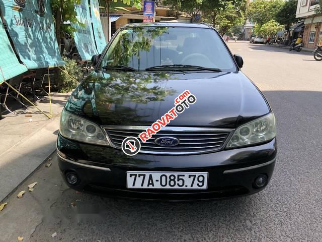 Cần bán lại xe Ford Laser Ghia 1.8 đời 2003, màu đen, giá chỉ 205 triệu-2