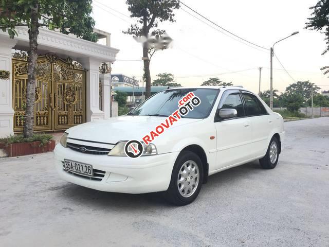 Bán ô tô Ford Laser 1.6MT đời 2000, màu trắng -3