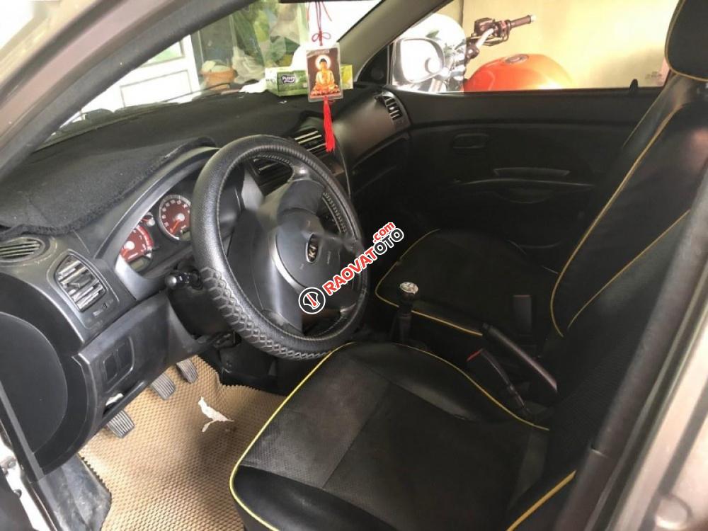 Bán xe Kia Morning LX sản xuất 2009, màu xám, xe nhập, giá tốt-3