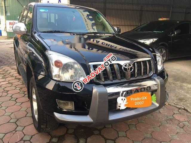 Bán Toyota Prado GX sản xuất 2007, màu đen, nội thất màu kem bơ-4