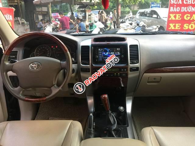 Bán Toyota Prado GX sản xuất 2007, màu đen, nội thất màu kem bơ-0