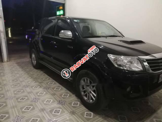 Bán ô tô Toyota Hilux 2.5E năm sản xuất 2014, màu đen, xe nhập Thái Lan-2