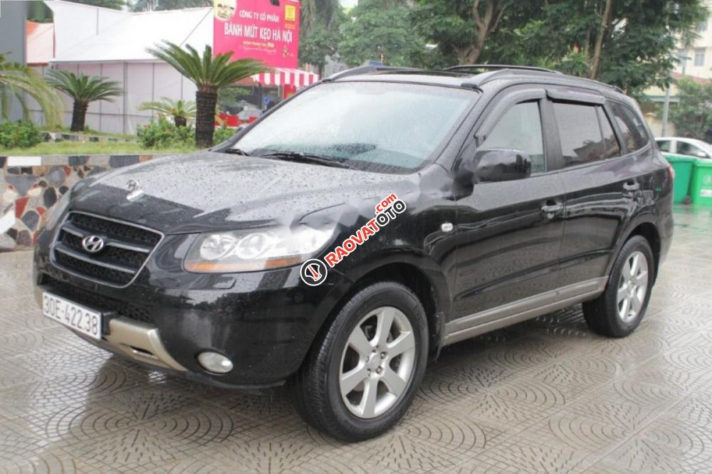 Bán Hyundai Santa Fe SLX năm 2008, màu đen, nhập khẩu chính chủ giá cạnh tranh-1