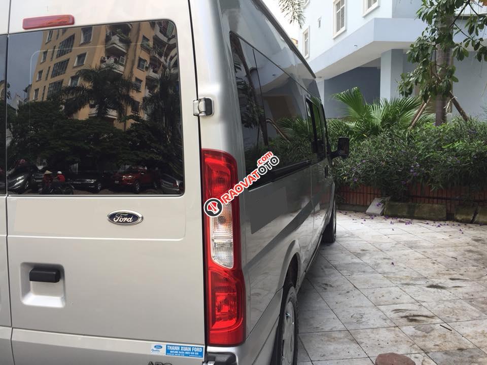 Bán em Ford Transit 2017 MT, dầu, màu bạc xe zin đẹp-0