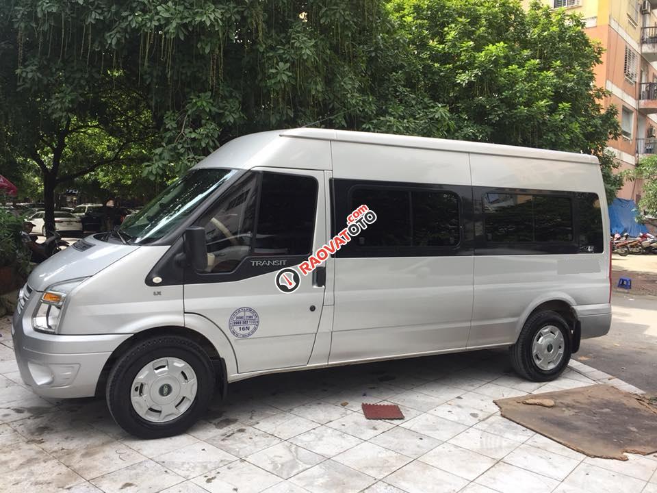 Bán em Ford Transit 2017 MT, dầu, màu bạc xe zin đẹp-8
