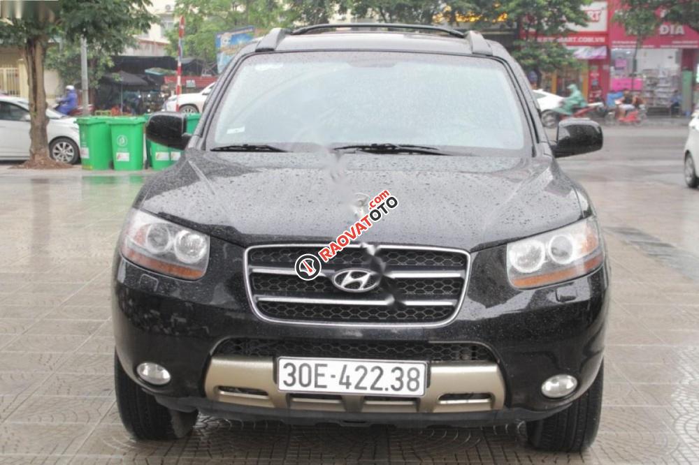 Bán Hyundai Santa Fe SLX năm 2008, màu đen, nhập khẩu chính chủ giá cạnh tranh-0