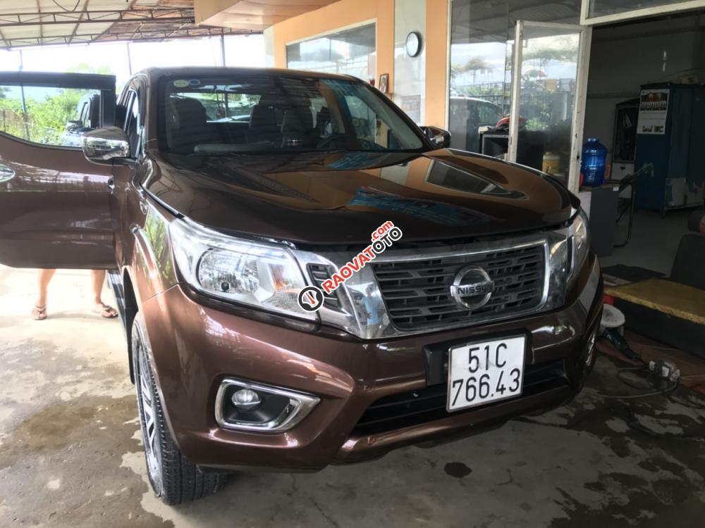 Bán tải Nissan Navara SL máy dầu, số sàn, 2 cầu điện, nhập Thái Lan 2016, biển Sài Gòn, màu cà phê nâu-6