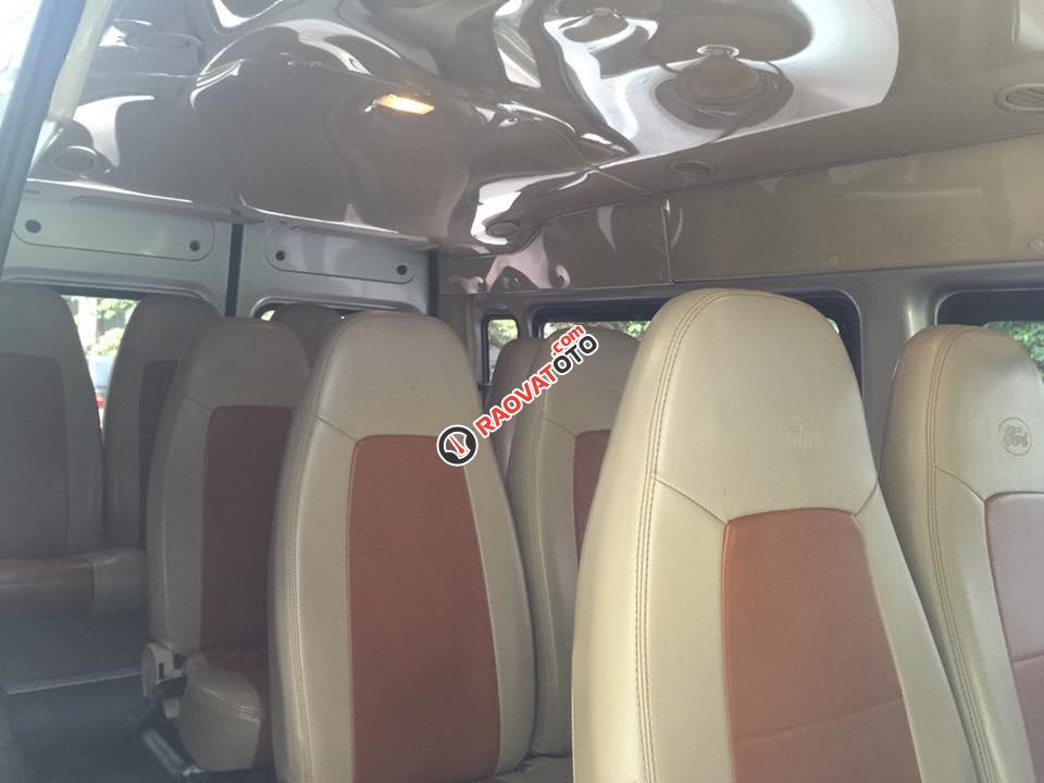 Bán em Ford Transit 2017 MT, dầu, màu bạc xe zin đẹp-4