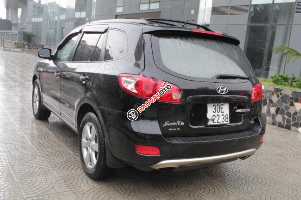 Bán Hyundai Santa Fe SLX năm 2008, màu đen, nhập khẩu chính chủ giá cạnh tranh-4