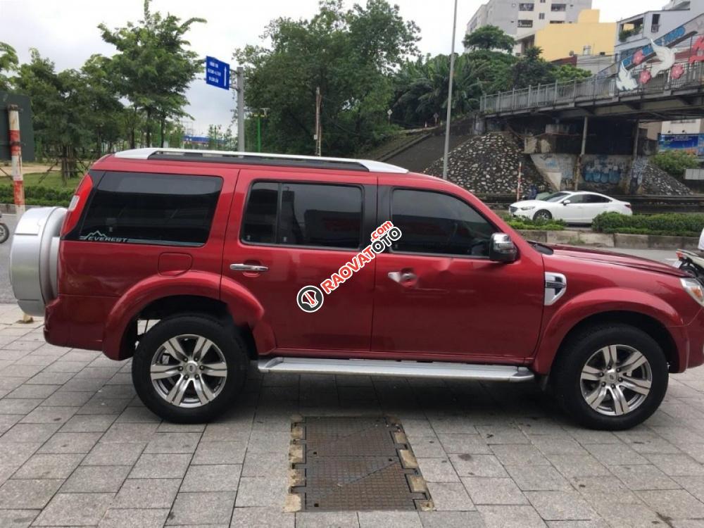 Cần bán gấp Ford Everest 2.5MT 2010, màu đỏ số sàn-0